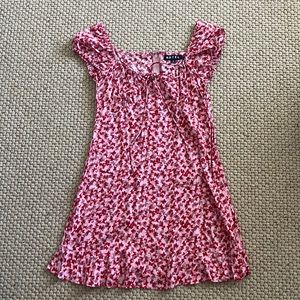 COPY - Butterfly pattern, princess sleeve mini dress